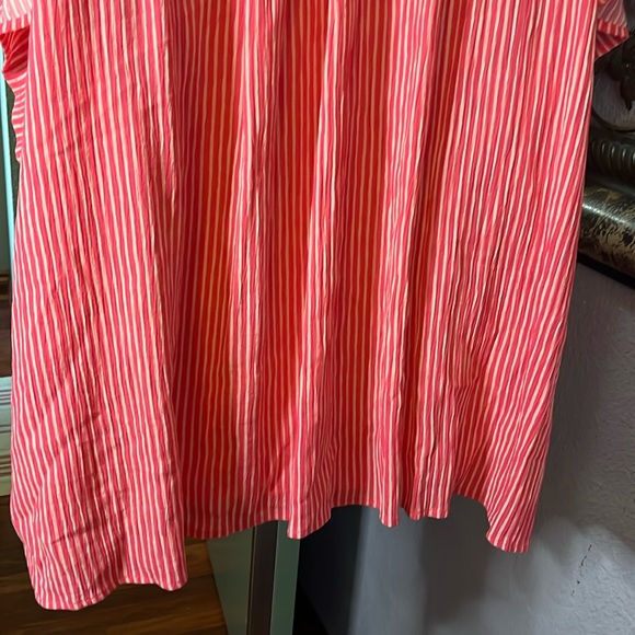 Torrid Top Red Striped Cap Sleeve NWOT Sz 5 - Picture 9 of 13